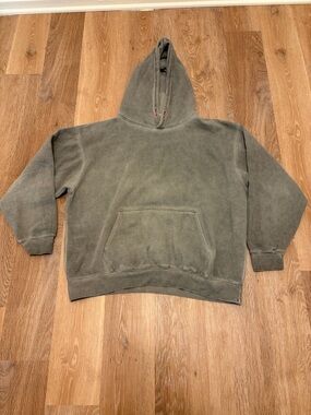 Moojimooji Classic 1930 Hoodie Aged Olive Green Wash Men's Size XL Made in USA